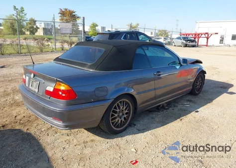 2001 BMW 330Ci from USA, damaged, VIN WBABS53421JU87855